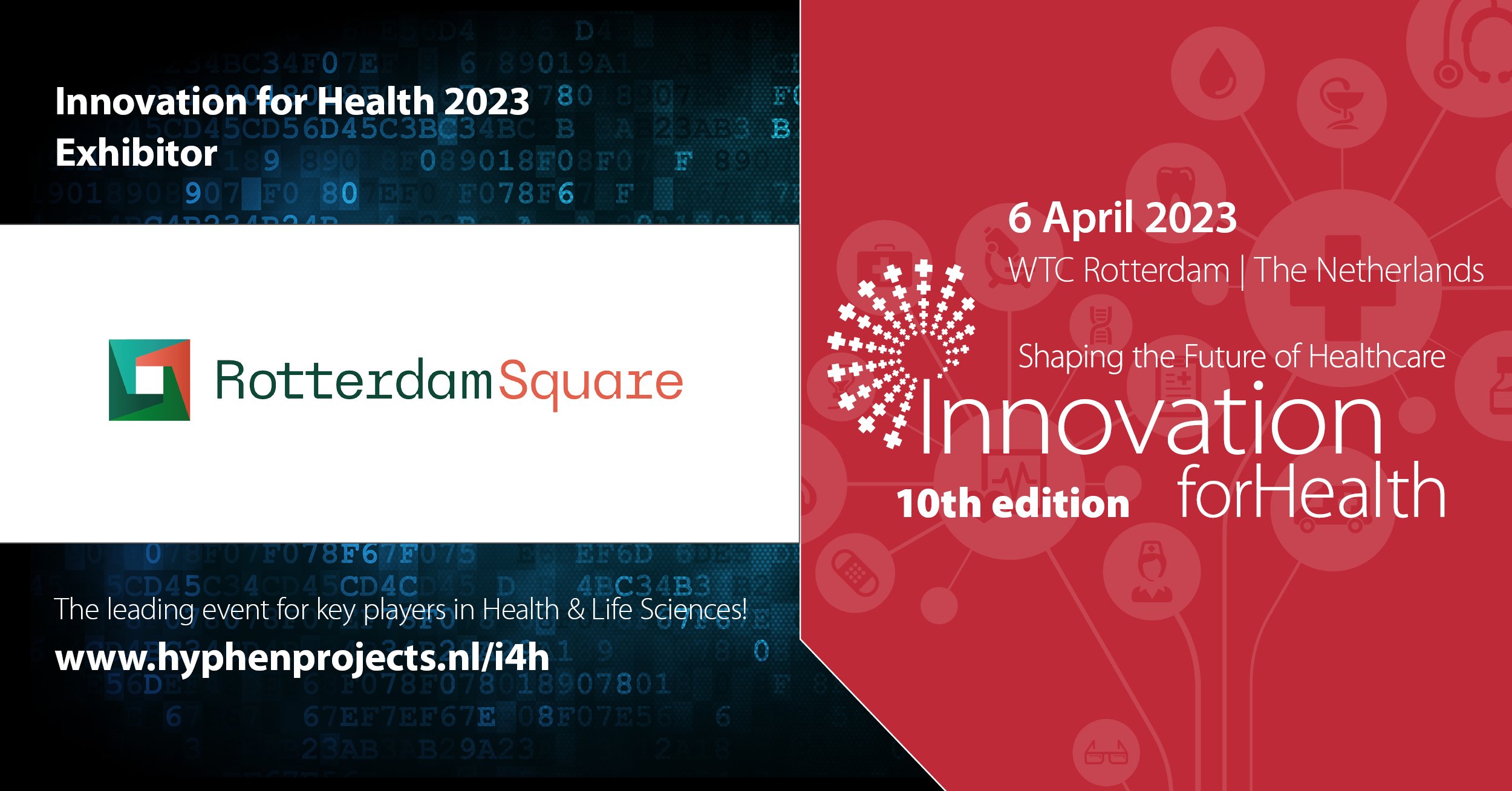 Rotterdam Square hoofdsponsor Innovation for Health 2023