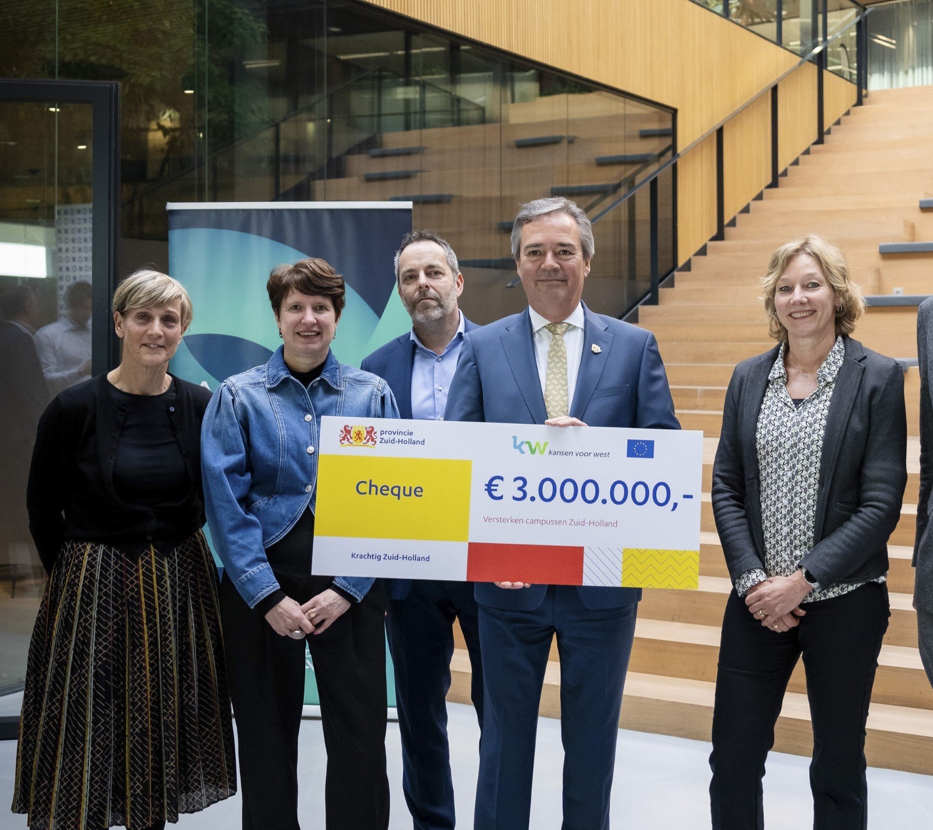 €3 million subsidy officially handed over to five South Holland innovation campuses