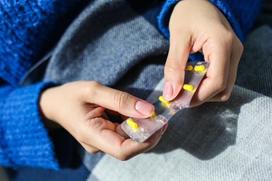 Person using medication