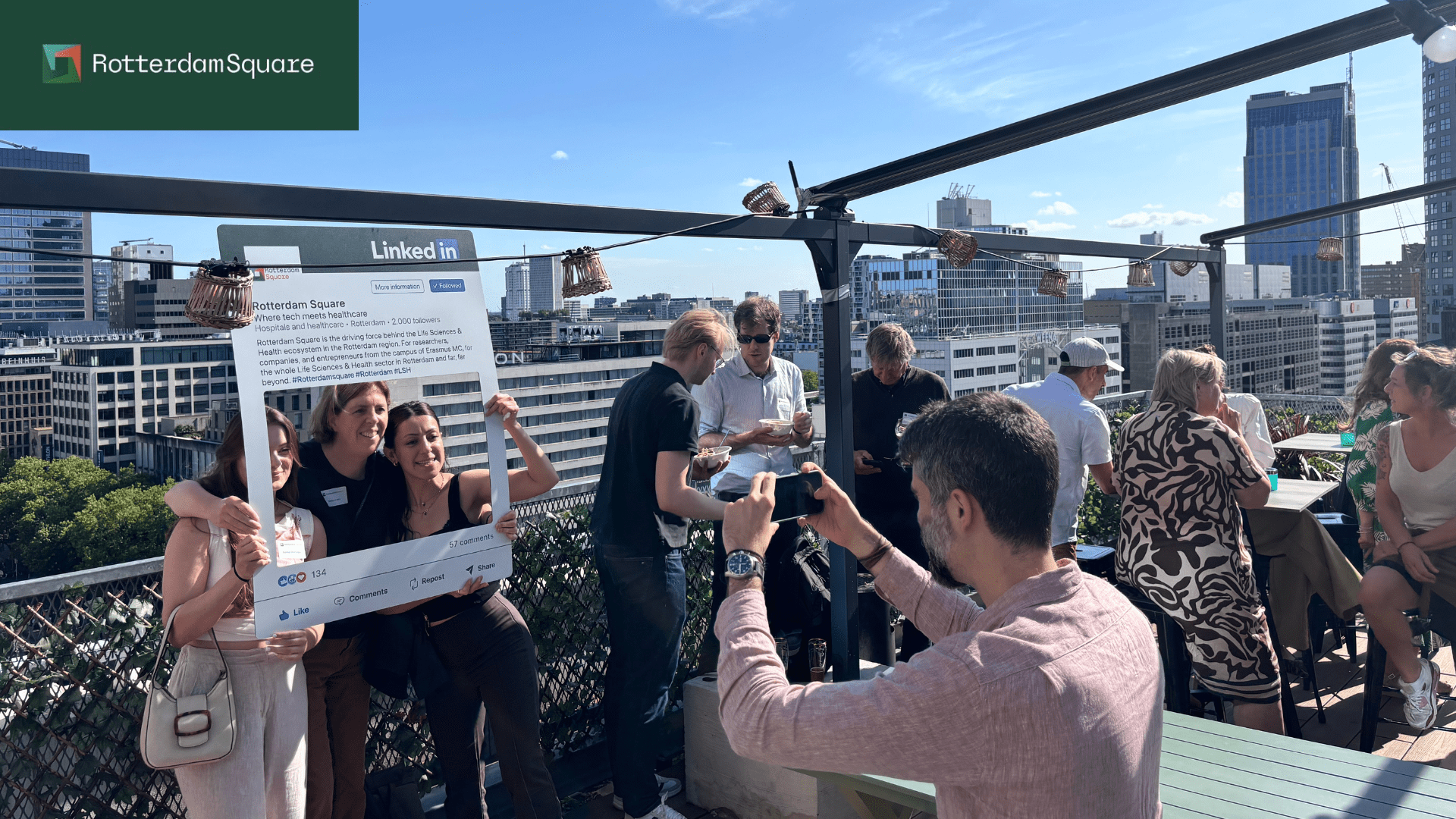 A sunny afternoon at our annual summer drinks event